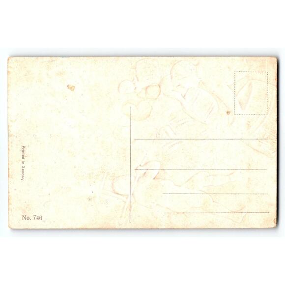 4th Of July Postcard Children Fireworks Celebration Bonfire Germany Series 746 - Picture 2 of 2